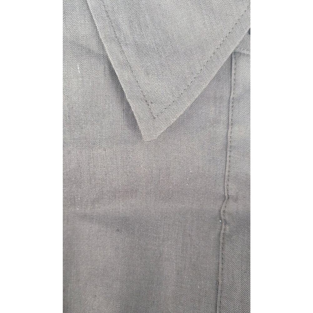 NWT Madewell Tie-Front Shirtdress Brown Size 14 Retail $148 - Picture 7 of 8